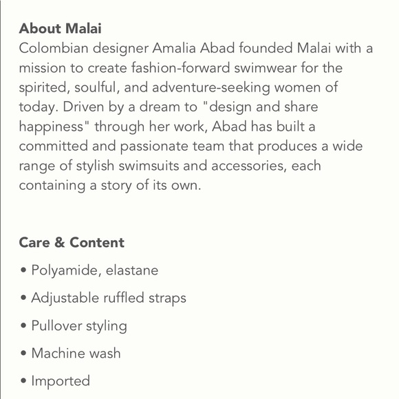 Anthropologie malai spotted bikini ruffle top and bottoms - Picture 5 of 16